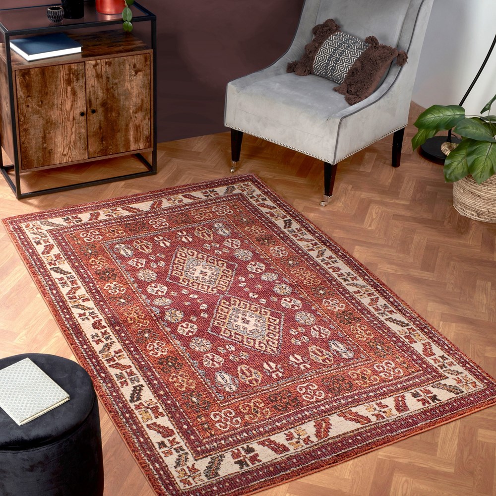 Orient rugs in 2520 Terracotta by URCO